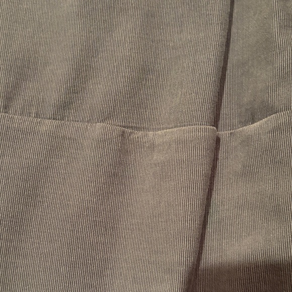 Chic blue gray corduroy mini dress. - Picture 2 of 3